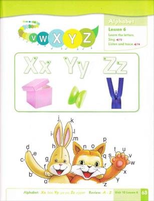 ویدیوی آموزشی حروف X و Y و Z همراه با مثال درس 10 کتاب first friends 1