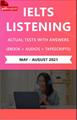 کتاب IELTS Listening Actual Tests می تا آگوست 2021