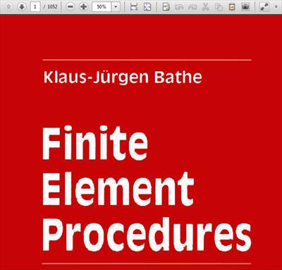 Finite Elements Procedures Bathe