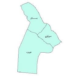 دانلود نقشه بخش های شهرستان آزادگان