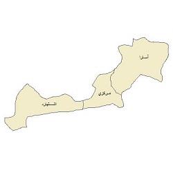 دانلود نقشه بخش های شهرستان البرز