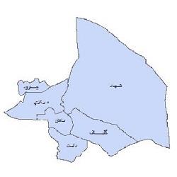 دانلود نقشه بخش های شهرستان کرمان