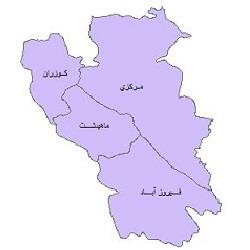 دانلود نقشه بخش های شهرستان کرمانشاه