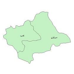 دانلود نقشه بخش های شهرستان خمین