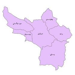 دانلود نقشه بخش های شهرستان خرم آباد