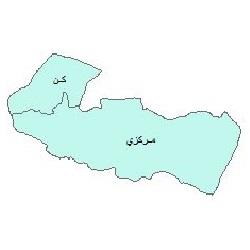 دانلود نقشه بخش های شهرستان تهران