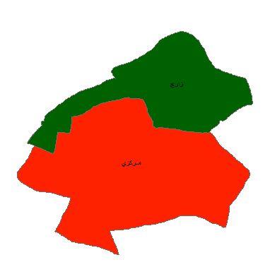 دانلود نقشه بخش های شهرستان یزد