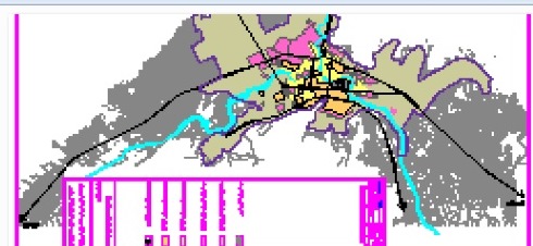 دانلود نقشه اتوکد مراحل مختلف توسعه شهر خرم آباد لرستان 2021