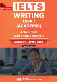 دانلود کتاب IELTS Writing Task 1 Actual Tests ژانویه تا آوریل 2022 2021