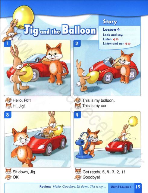 دانلود ویدیوی آموزشی متن “Jig and the balloon” درس 3 کتاب first friends 2 2021