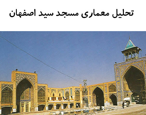 دانلود پاورپوینت تحلیل معماری مسجد سید اصفهان 2021