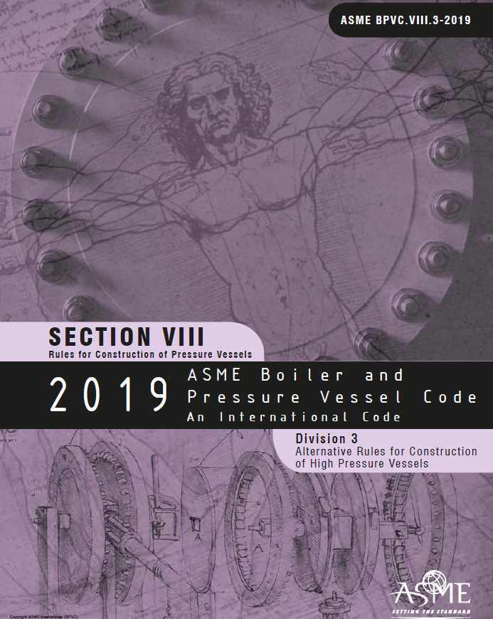 دانلود استاندارد ASME BPVC Section VIII Div. 3 2019 2021