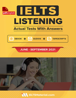 دانلود کتاب IELTS Listening Actual Tests ژوئن تا سپتامبر 2021 2021