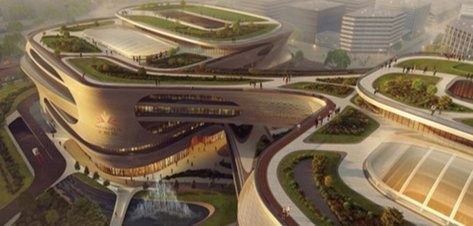 تحلیل طراحی مجتمع Infinitus Plaza در گوانگژو چین