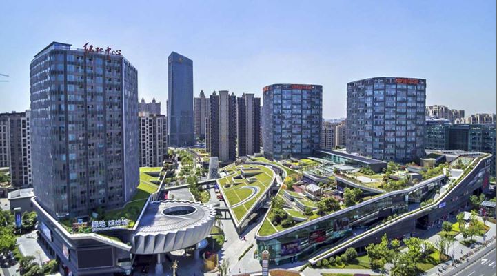 پاورپوینت تحلیل مجتمع تجاری بزرگ دره سبز -شانگهای