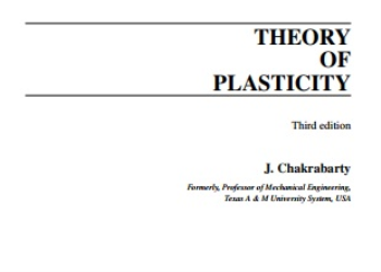 تئوری پلاستیسیته (THEORY OF PLASTICITY ) به زبان انگلیسی