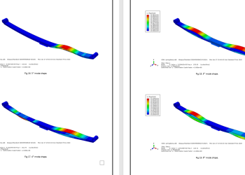 Analysis of the Leaf Spring Stiffness based on  the Euler-Bernoulli Beam Theory using  ABAQUS and Tr