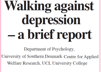 پیاده‌روی، راهکاری برای افسردگی