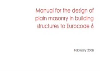 راهنمای طراحی ساختمانهای بنایی_اروپا (به انگلیسی)